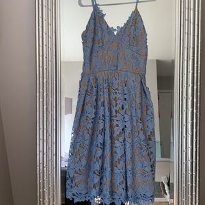 Beautiful blue lace dress